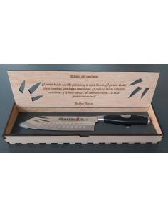 CUCHILLO SANTOKU 18CM MOARE QUTTIN