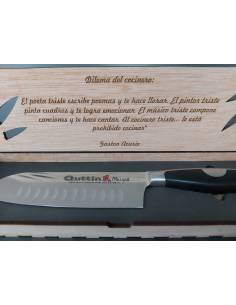 CUCHILLO SANTOKU 18CM MOARE QUTTIN 2
