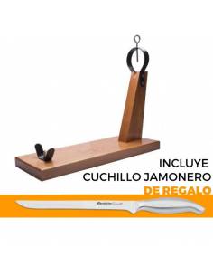 Soporte jamonero gondola con cuchillo jamonero de regalo