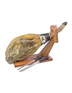 Soporte Jamonero Madera +10 con Cuchillo&Chaira